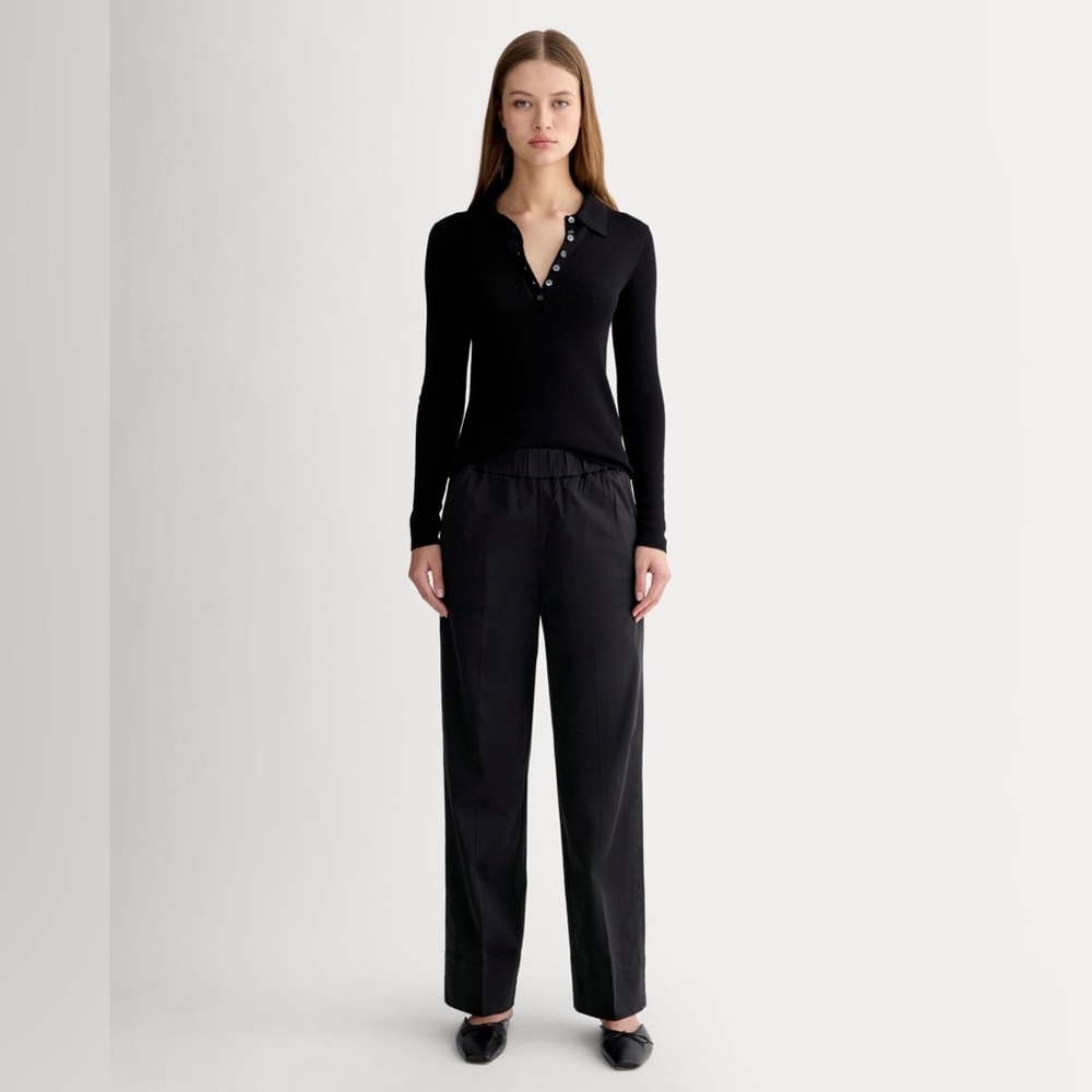 Everlane The Easy Pant Black Size 4 Basics Minimalist
